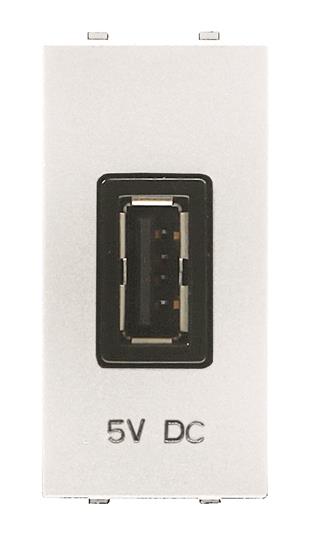 USB зарядний пристрій, 1-модульний  Zenit : АСТ-Світлотехніка Київ SVT.org.UA